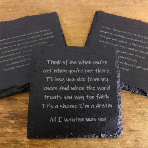 Song Verse Coasters (set of 4) - Picture 1 of 7